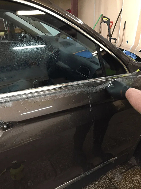 Оклейка кузова VW Tiguan полеуретаном