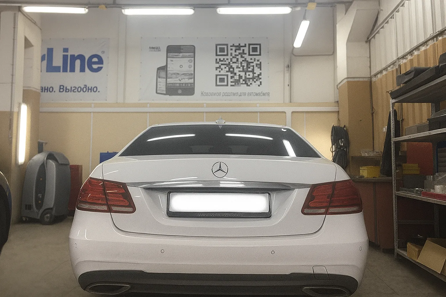 Установка Pandect X1800BT на Mercedes-Benz E-Класс IV 2012 г - фото и описание выполненых работ