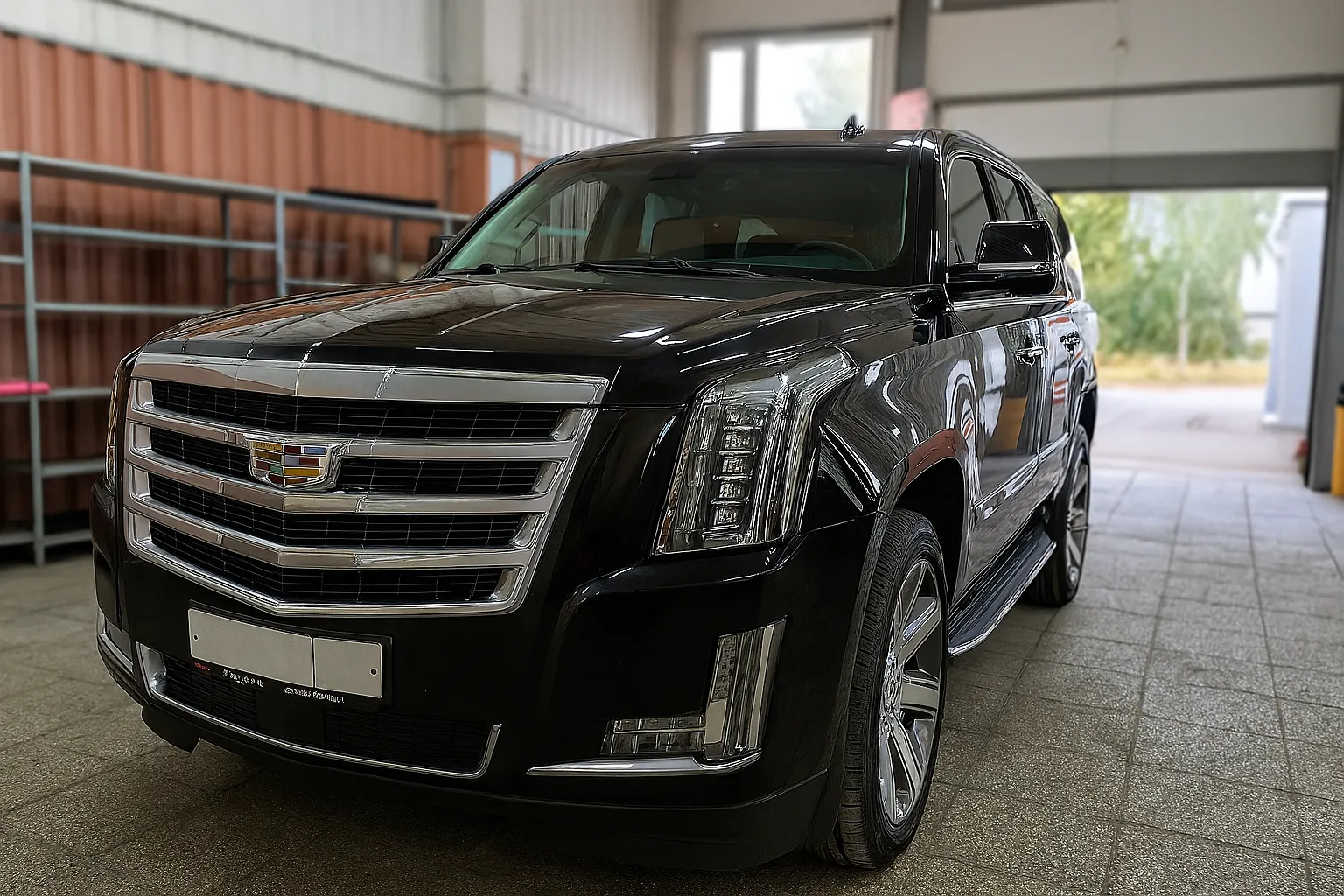Установка Prizrak 8GL на Cadillac Escalade - фото и описание выполненых работ