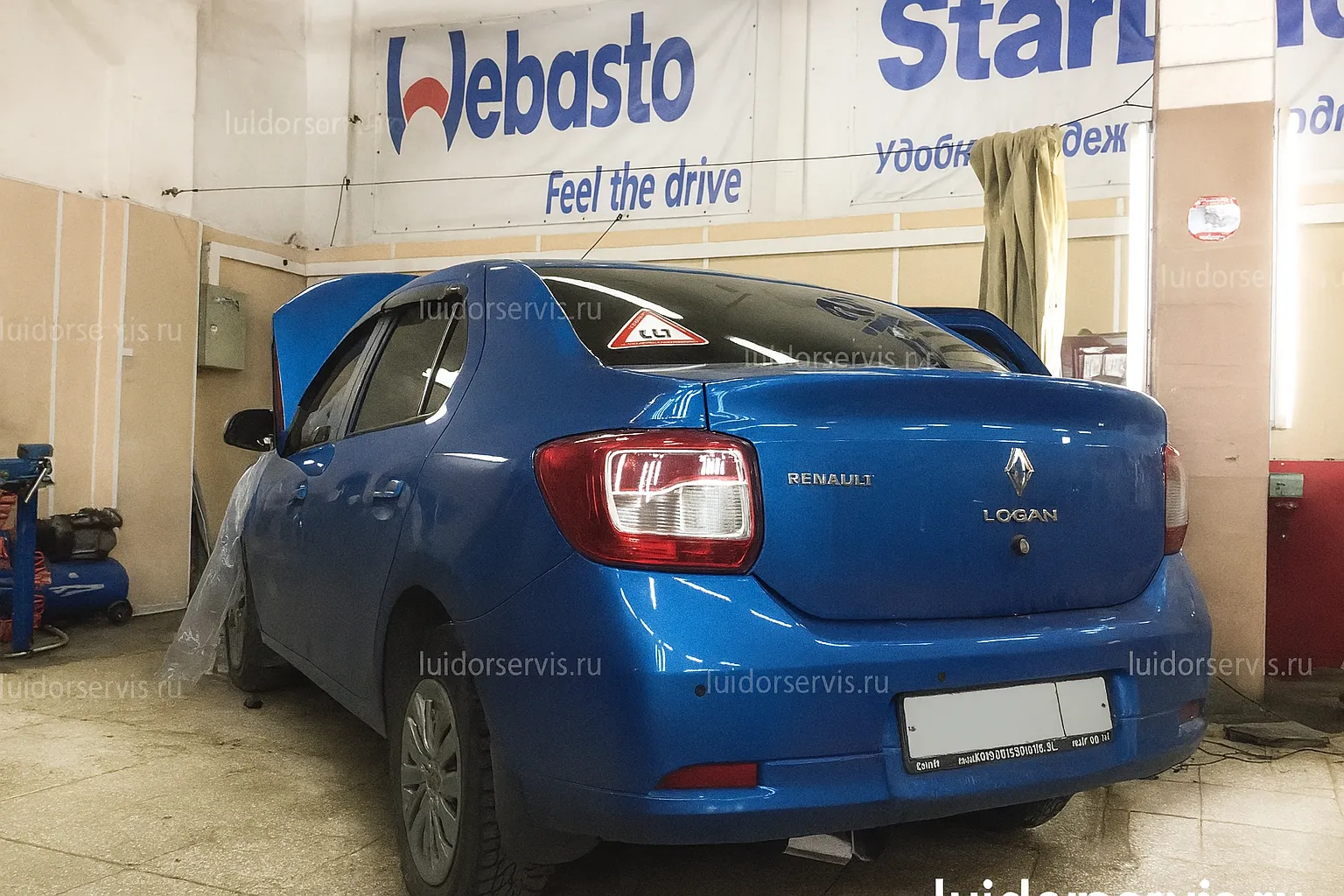 Установка  Webasto Thermo Top Comfort+ на Renault Logan II - фото и описание выполненых работ