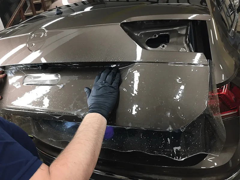 Оклейка кузова VW Tiguan полеуретаном