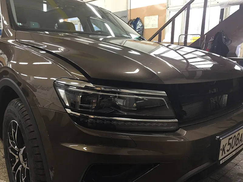 Оклейка кузова VW Tiguan полеуретаном