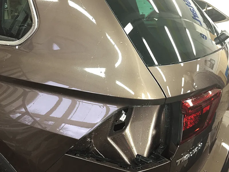 Оклейка кузова VW Tiguan полеуретаном