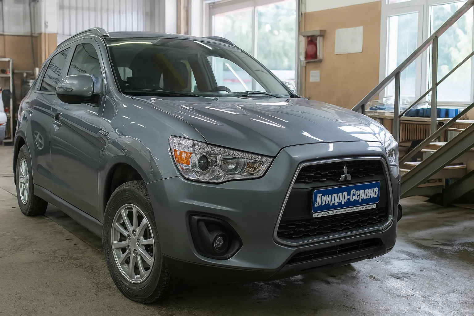 Установка механического замка Fortus на коробку Mitsubishi ASX - фото и описание выполненых работ