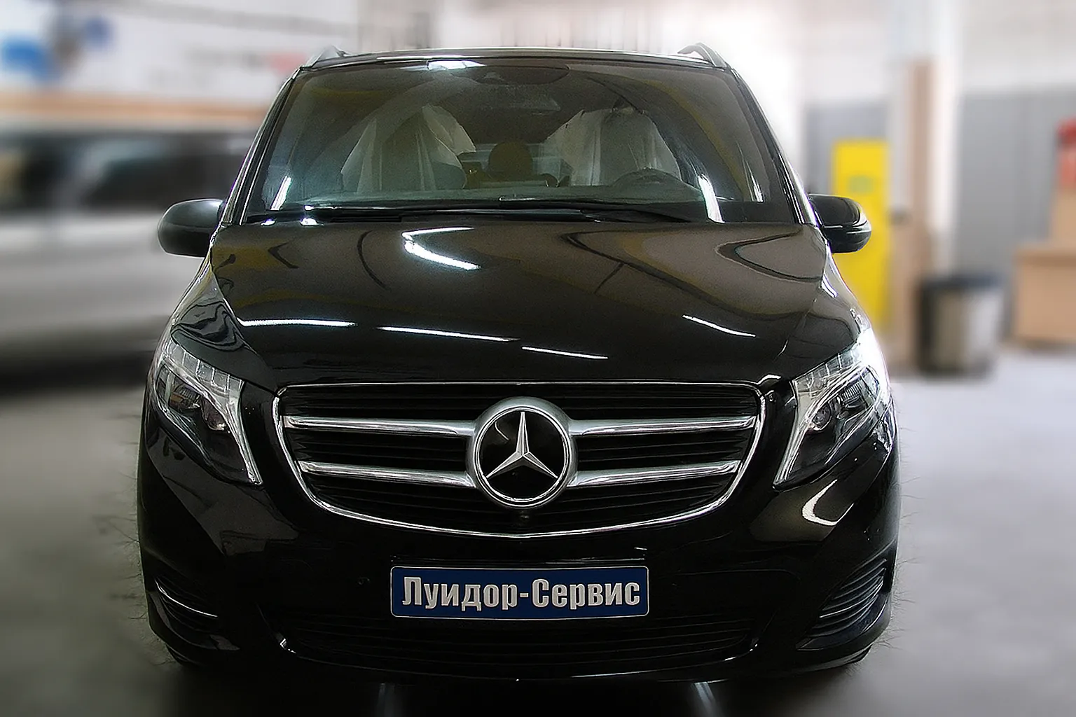 Установка автосигнализации на Mercedes V class + подключение к штатному отопителю - фото и описание выполненых работ