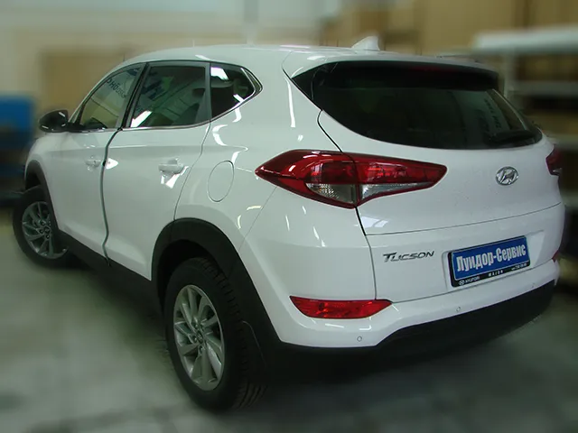 Установка автосигнализации с автозапуском Pandora 3945 на Hyundai Tucson