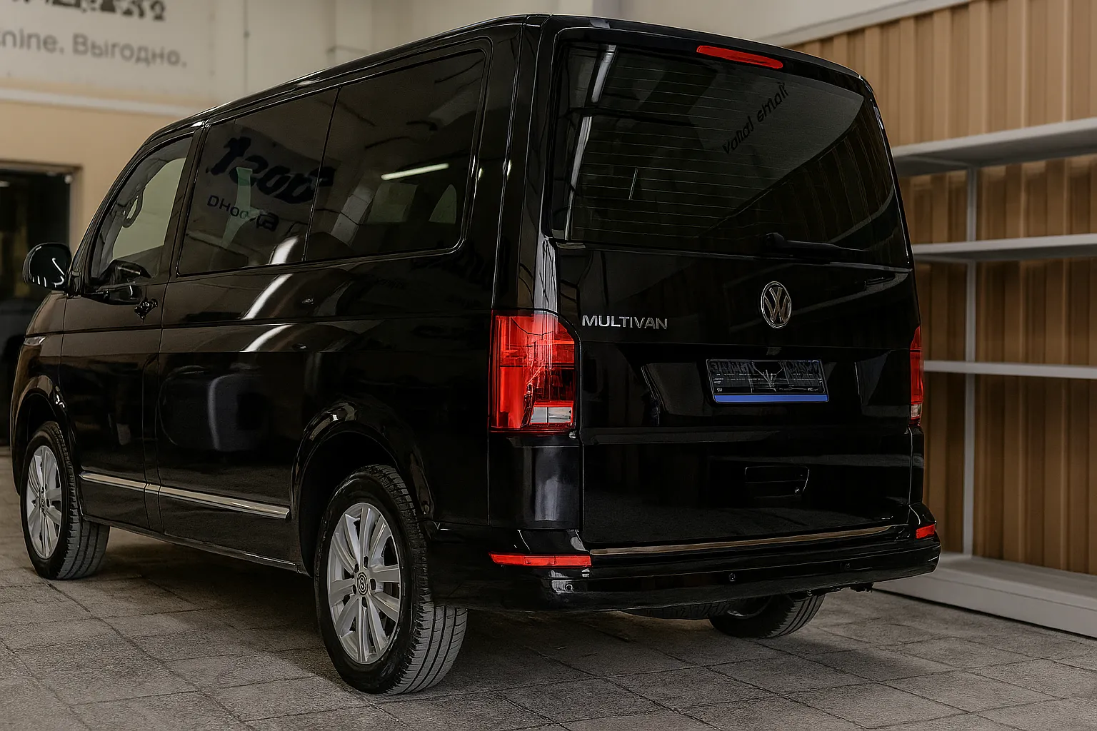 Установка Призрак 8GL на VW Multivan T6 - фото и описание выполненых работ