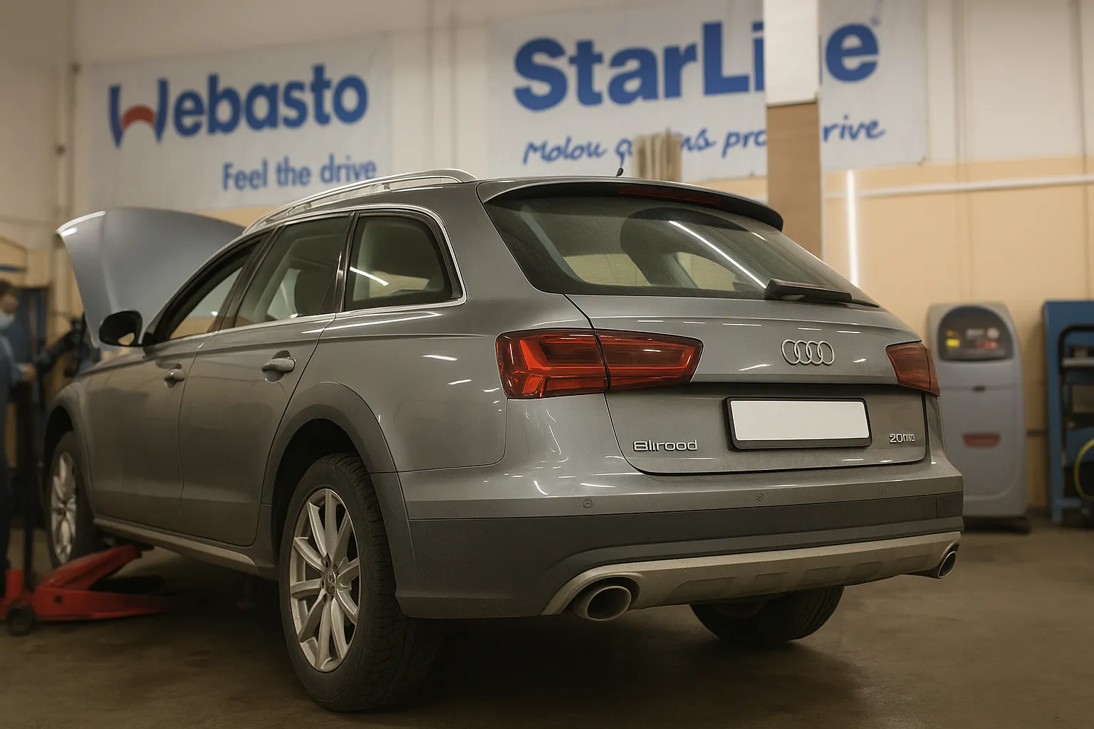 Установка Webasto TT Comfort на Audi A6 Allroad - фото и описание выполненых работ