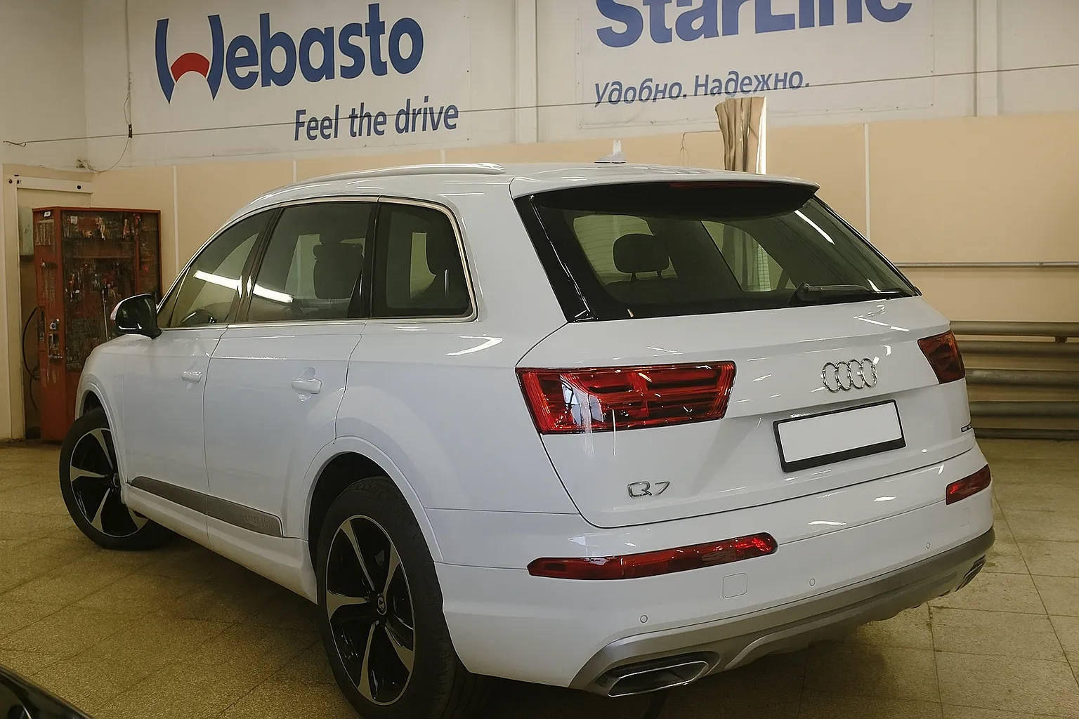 Установка модуля Fan Control GSM на AUDI Q7 - фото и описание выполненых работ