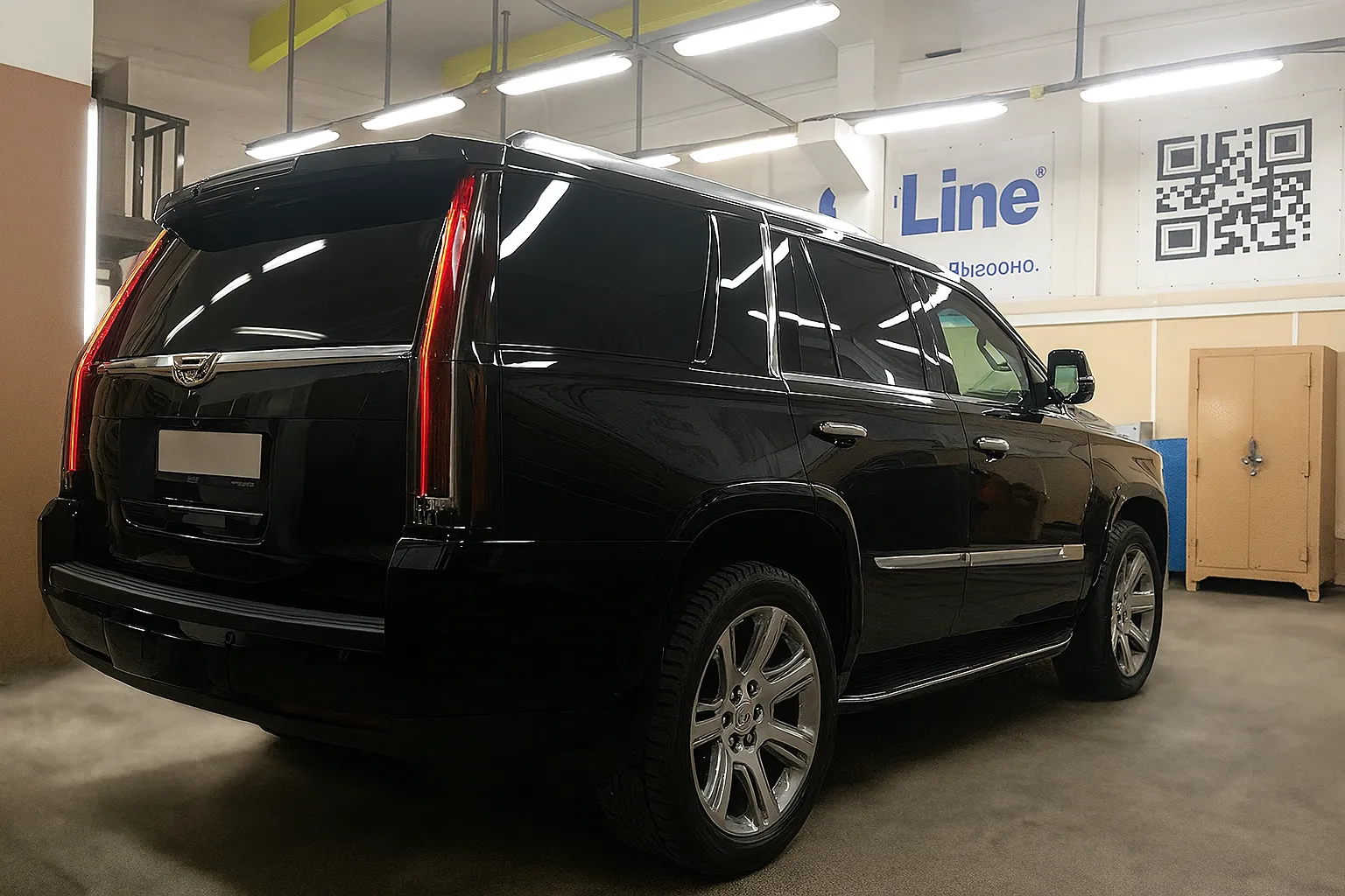 Установка охранного комплекса на Cadillac Escalade - фото и описание выполненых работ