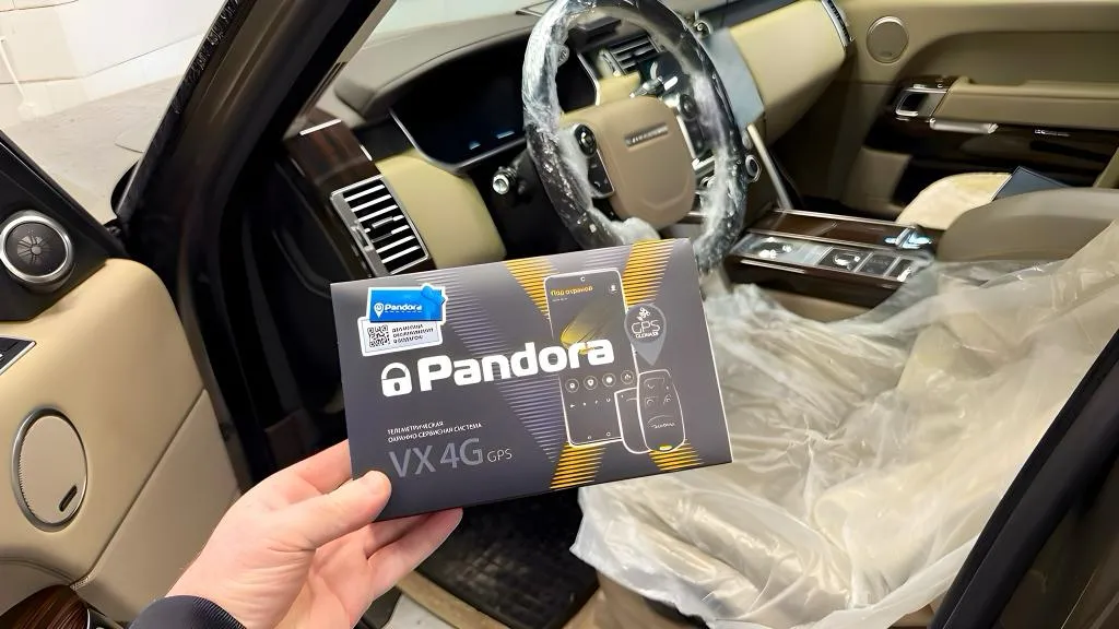 Установка Pandora VX 4G GPS V3 на Range Rover с автозапуском — фото 2
