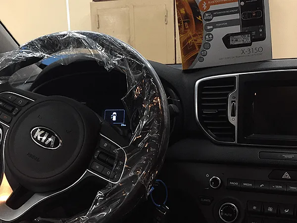 GSM сигнализации на KIA Sportage