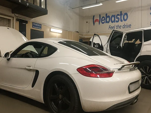 Установка Webasto TT Comfort+ и Altox Wbus 5 на Porsche Cayman
