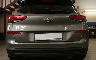 Установка механического противоугонного комплекса на Hyundai Tucson