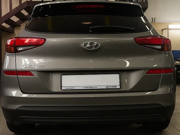 Установка механического противоугонного комплекса на Hyundai Tucson