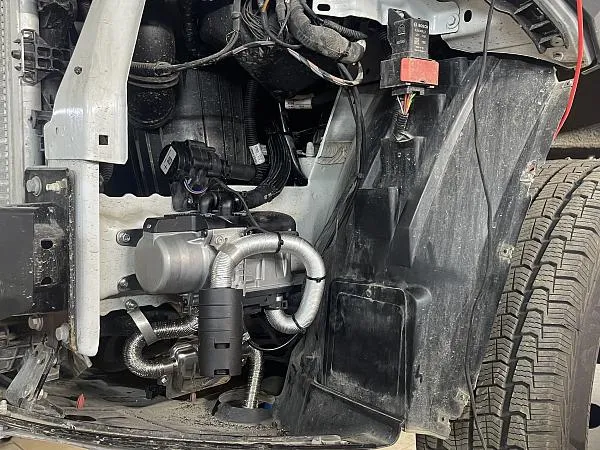 Установка предпускового подогревателя Webasto Thermo Top Comfort+ Дизель на Fiat Ducato — фото 1