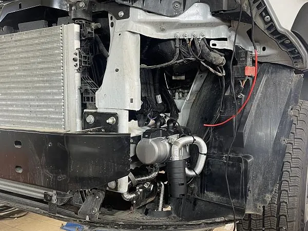 Установка предпускового подогревателя Webasto Thermo Top Comfort+ Дизель на Fiat Ducato — фото 5
