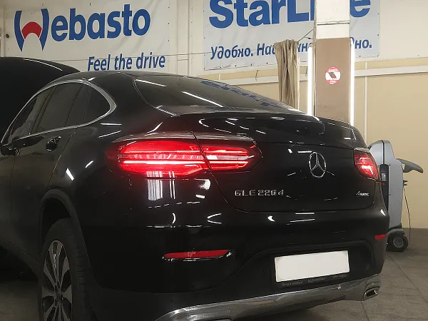 Установка Webasto TT Comfort+ на Mercedes-Benz GLC Coupe, в качестве органа управления Fan Control GSM