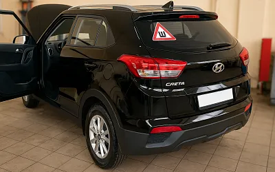 Замок КПП + капот GearLock на Hyundai Creta