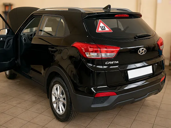Замок КПП + капот GearLock на Hyundai Creta