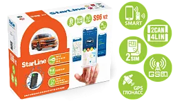StarLine S96 v2 2CAN+4LIN 2SIM GSM GPS
