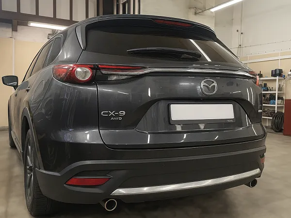 Установка сигнализации Pandora DXL 4710 на автомобиль Mazda CX9