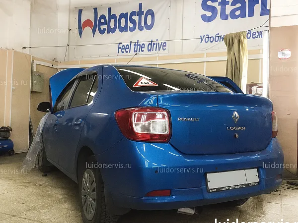 Установка  Webasto Thermo Top Comfort+ на Renault Logan II