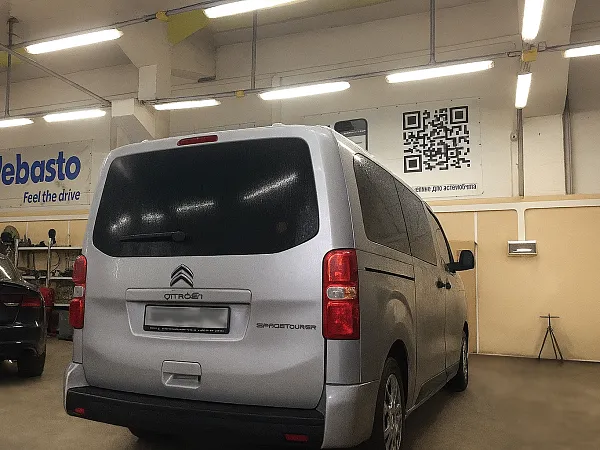 Доработка отопителя на Citroen SpaceTourer, в качестве управления GSM Altox WBUS 5