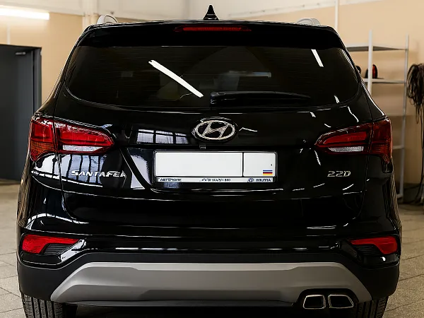 Установка Pandora 4910 с автозапуском и Webasto на Hyundai Santa Fe IV