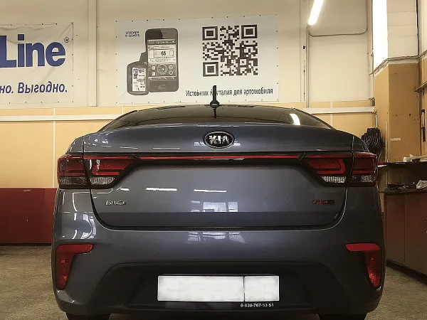 Установка Pandect Х-1800BT на KIA Rio