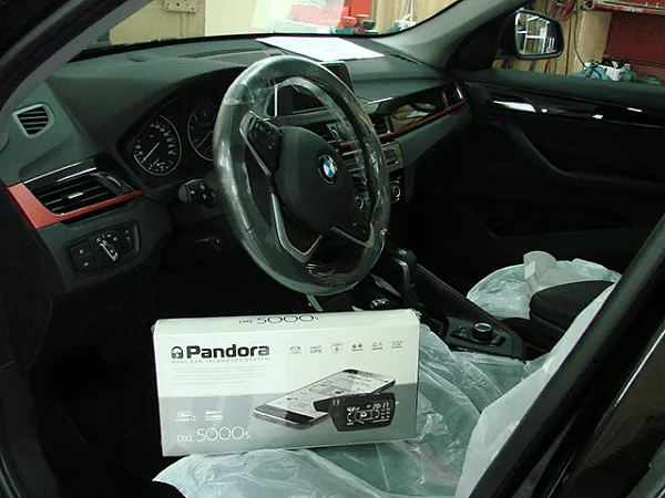 Установка автосигнализации Pandora на BMW X1 — фото 4