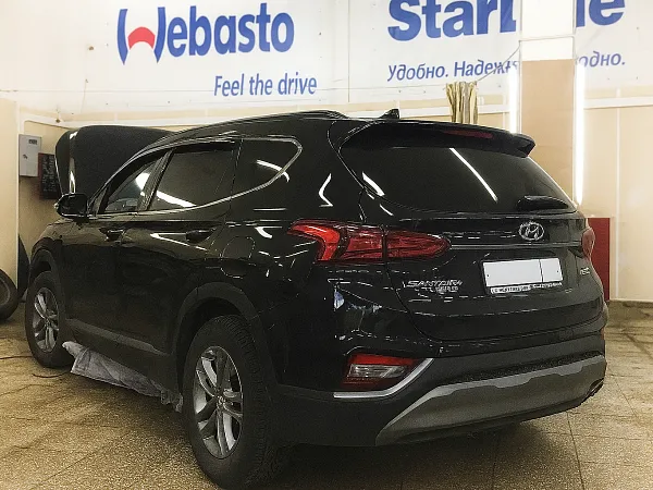 Установка  Webasto Thermo Top Comfort+ на Hyundai Santa Fe III