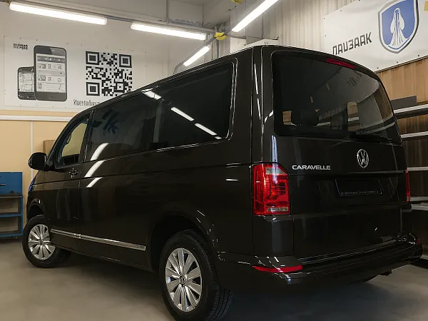 Установка Pandora DXL 4910 на Volkswagen Caravelle T6 2017 г