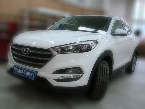 Установка автосигнализации с автозапуском Pandora 3945 на Hyundai Tucson — фото 3