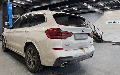 Установка Pandora VX 4G GPS с автозапуском на BMW X3 G01 2021 года