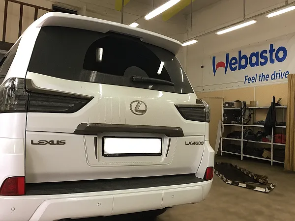 Установка Webasto Comfort + и GSM Altox Wbus 5 - Lexus LX III Рестайлинг 2 450d