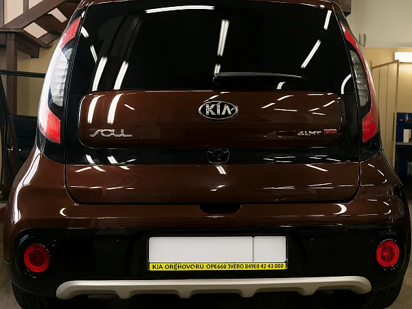 Установка автосигнализации Pandora DX 91 с автозапуском на Kia Soul