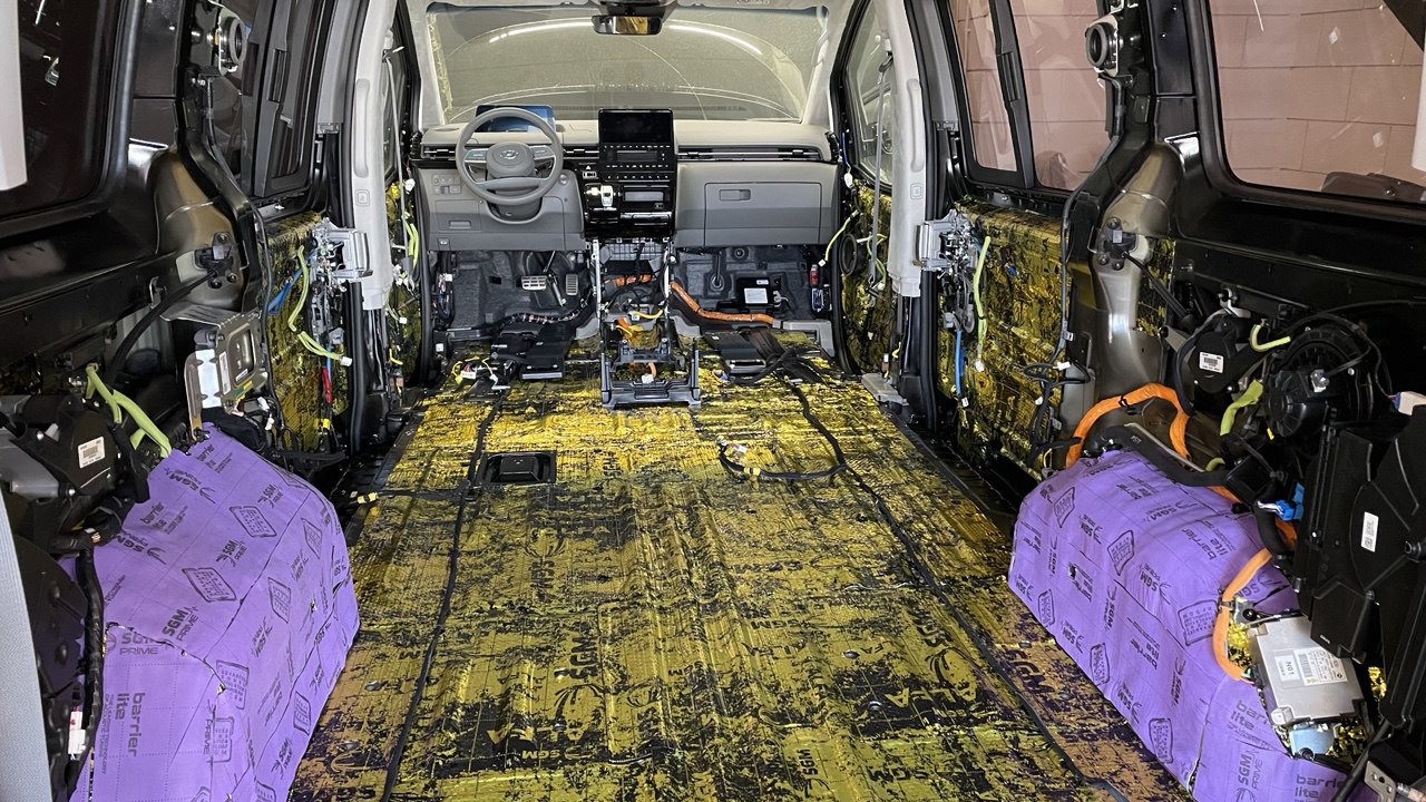 Комплексная шумоизоляция Hyundai Staria