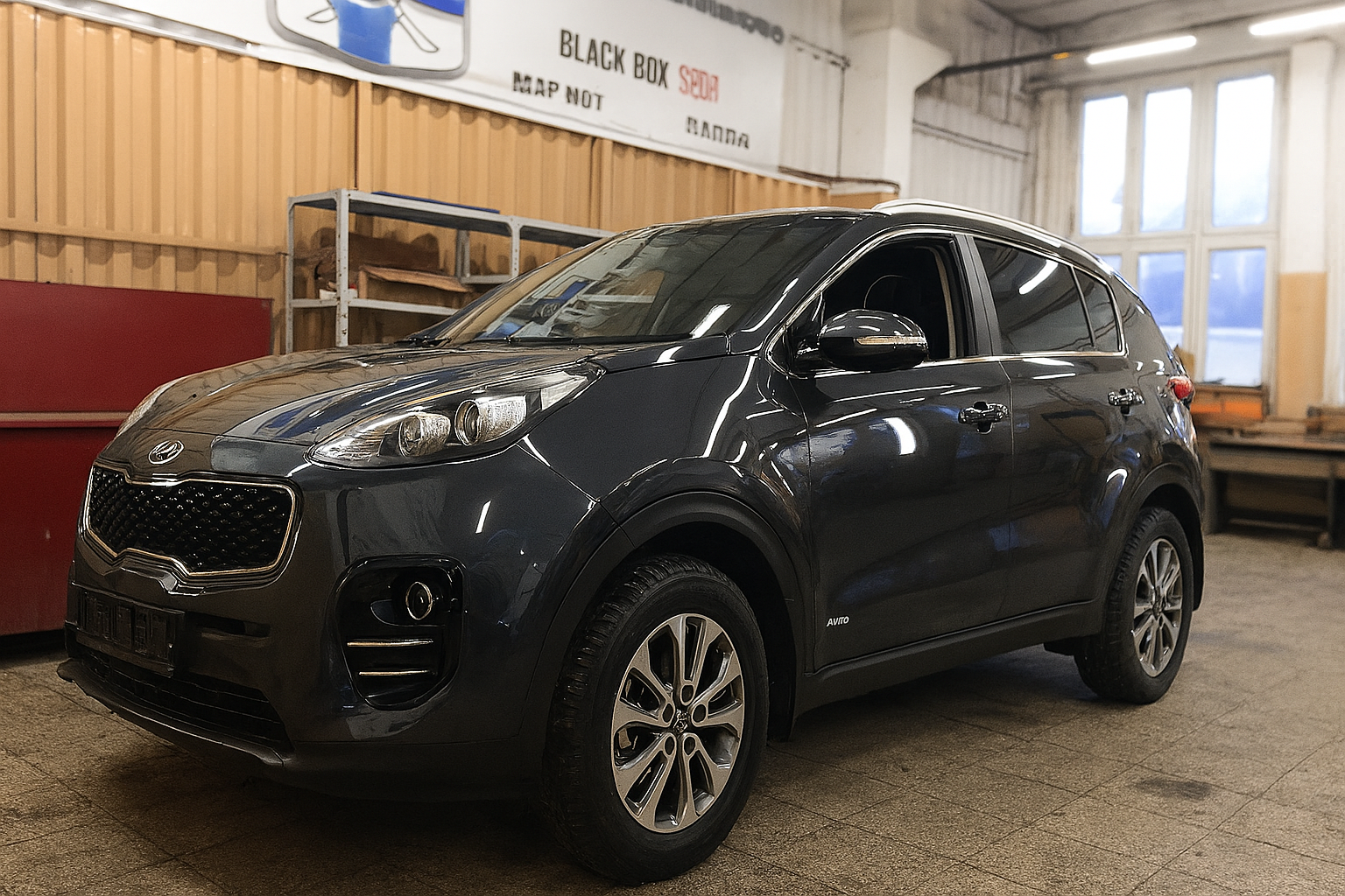 Установка GSM сигнализации на KIA Sportage - фото и описание выполненых работ