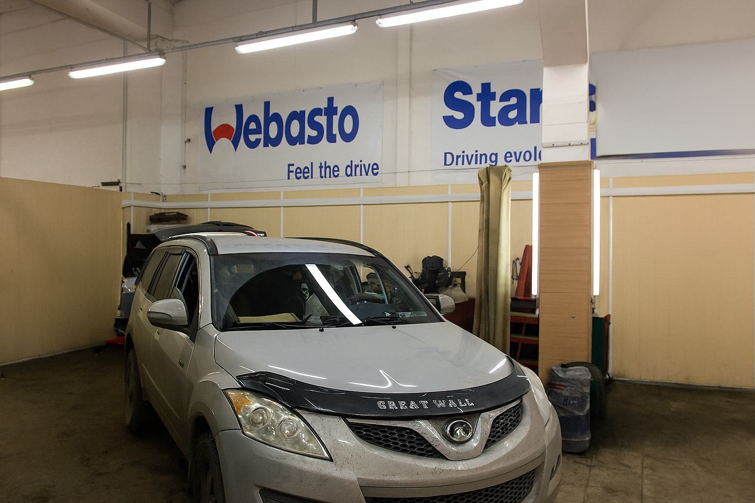 Установка Webasto Air Top 2000 ST/STC 12V на Great Wall - фото и описание выполненых работ