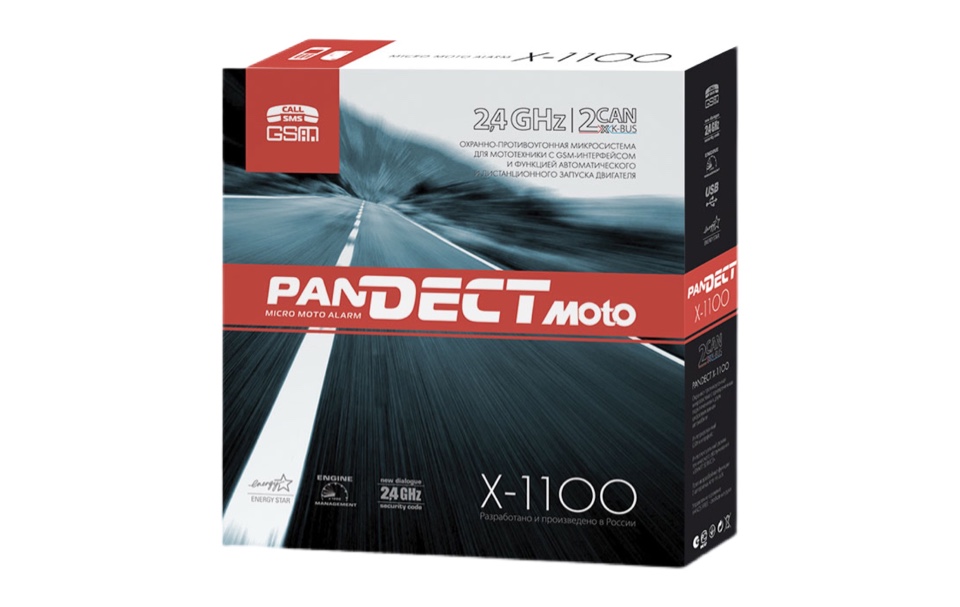 PanDECT X 1100 MOTO Мотосигнализации Pandora