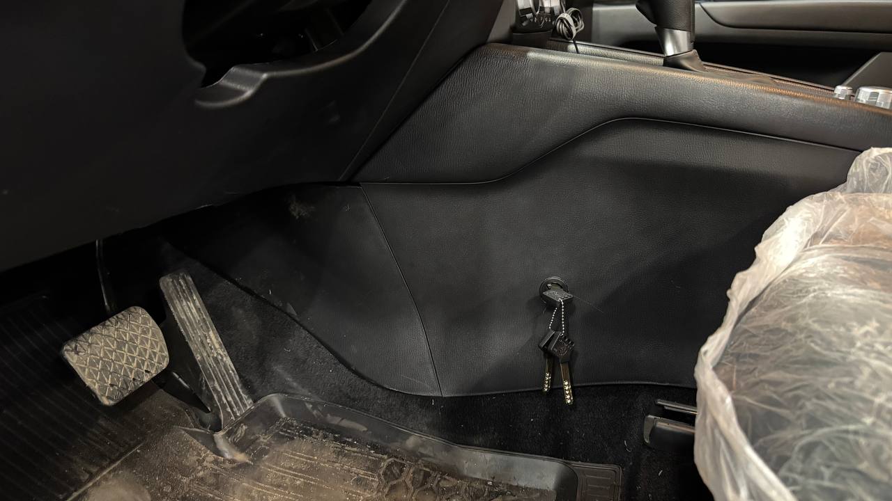 Установка механического замка Dragon на КПП Mazda CX-5 2025 