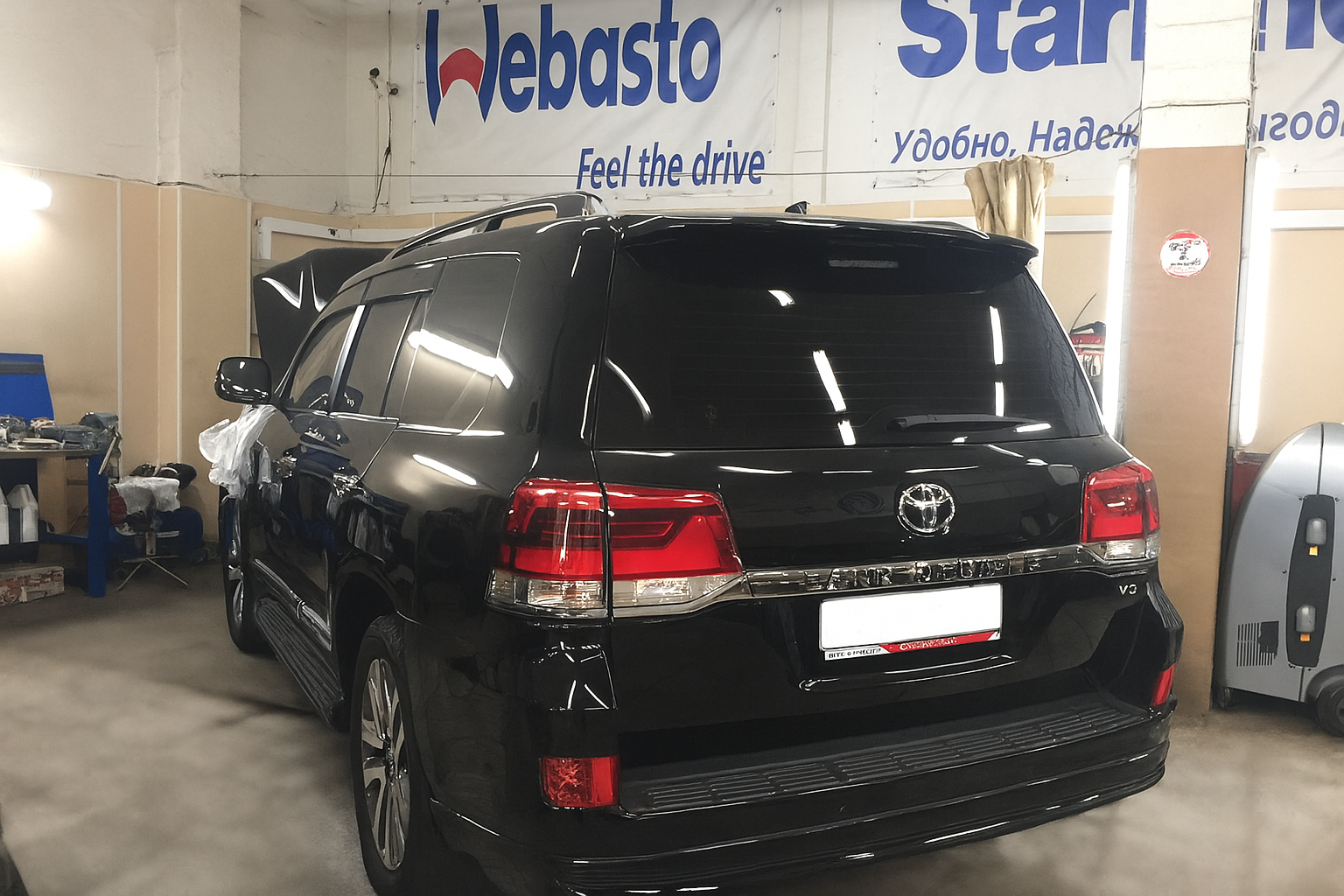 Установка Webasto TT Comfort+ на Toyota Land Cruiser 200 Series - фото и описание выполненых работ