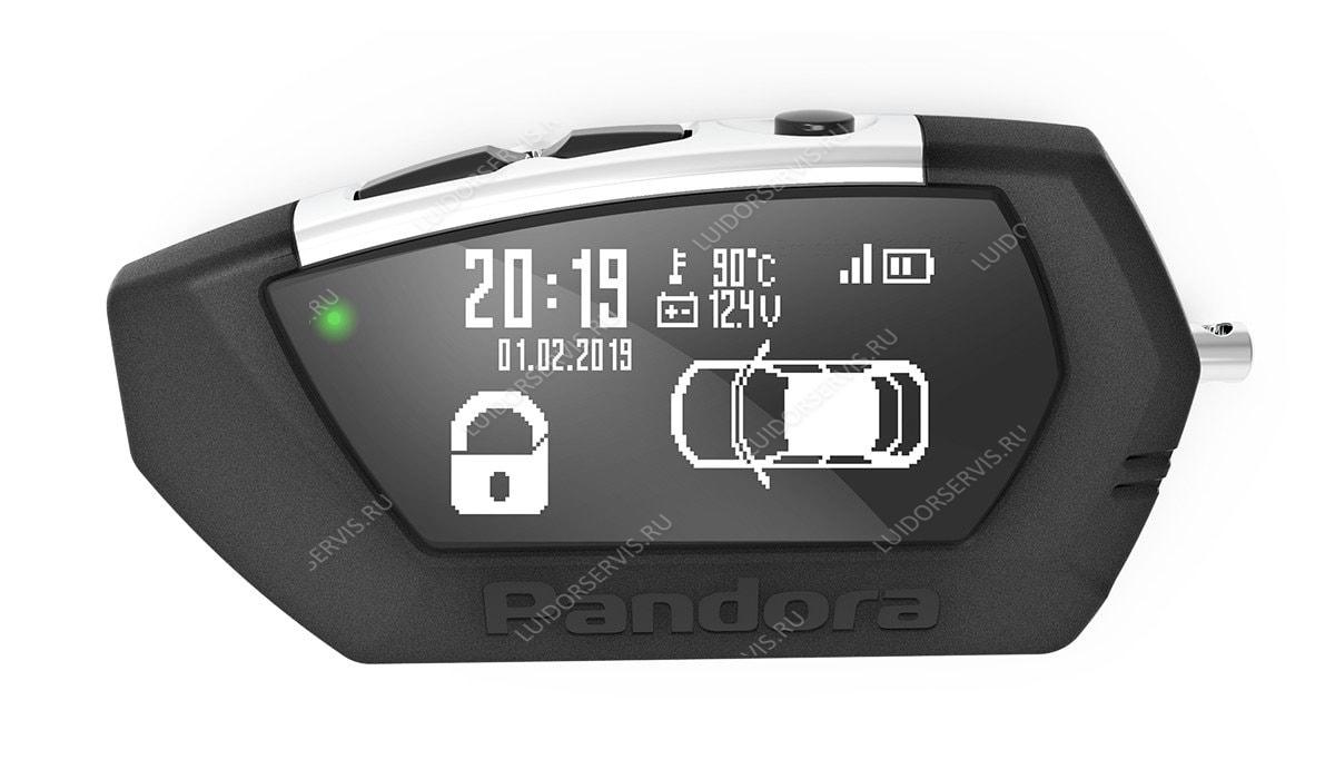 Брелок Pandora LCD D-022 DX 91 LoRa Брелоки для автосигнализаций