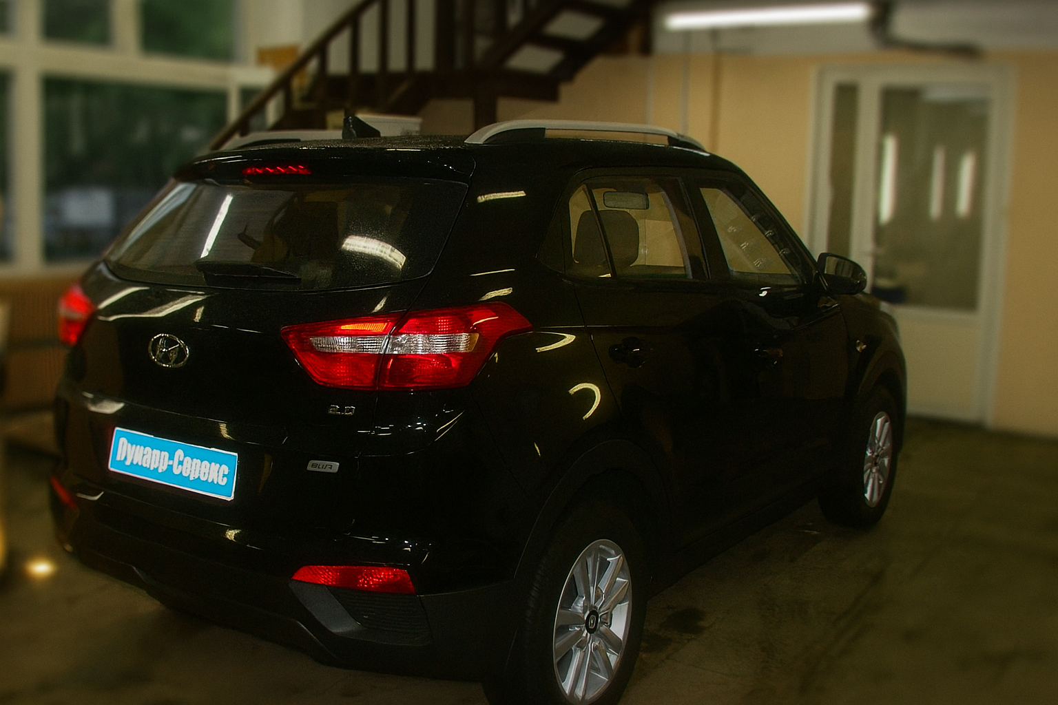 Установка автосигнализации с запуском Pandect X1900 на Hyundai Creta - фото и описание выполненых работ