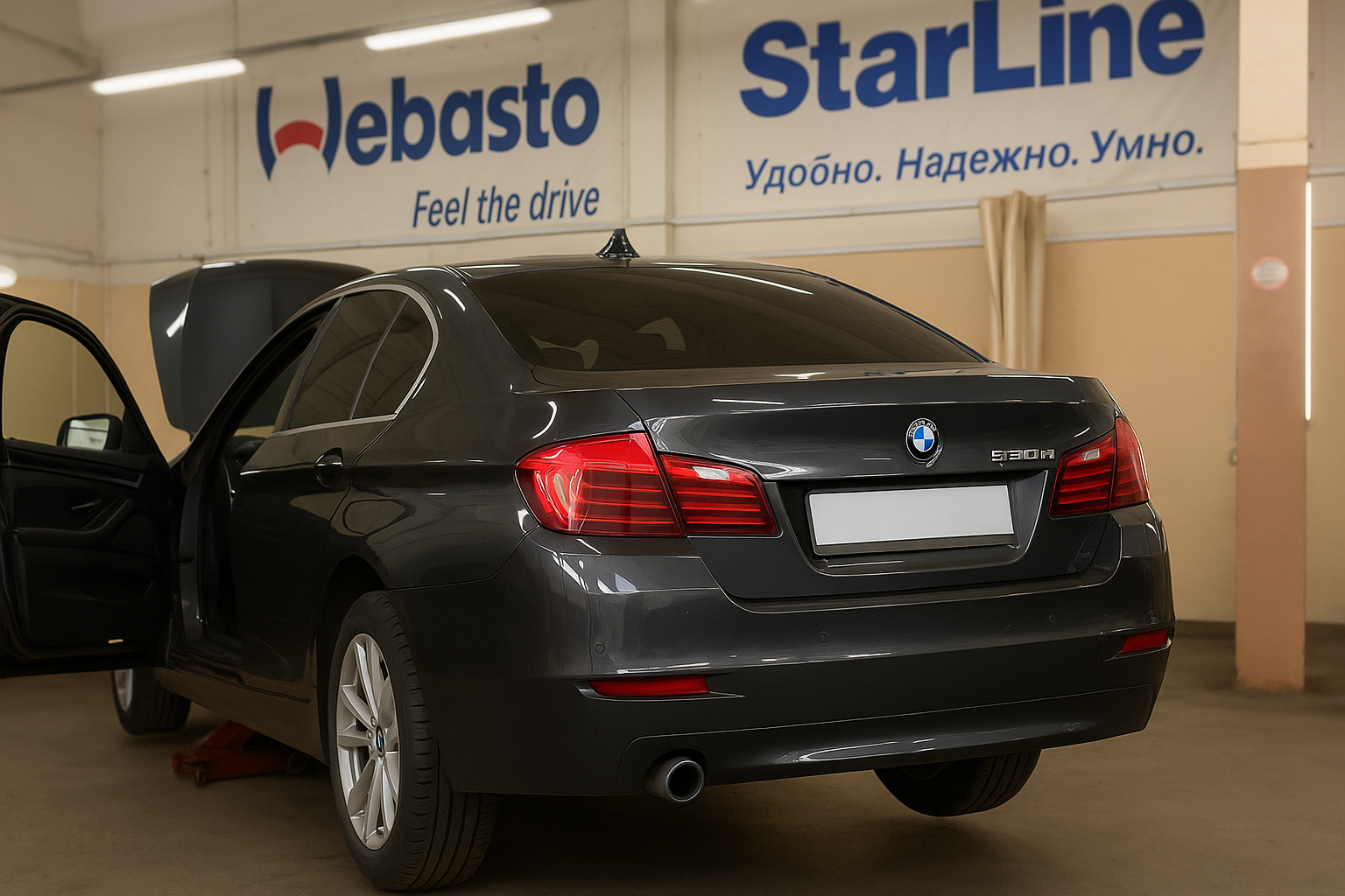 Установка Webasto TT Comfort на Bmw 530d xdrive f10 - фото и описание выполненых работ