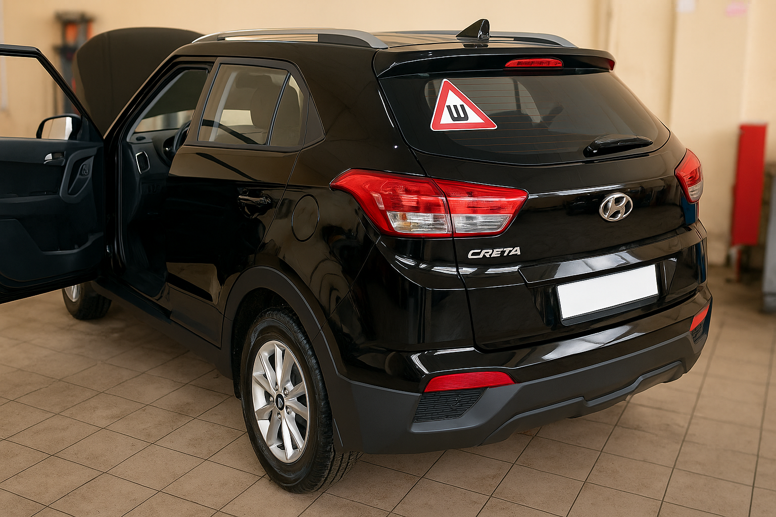 Замок КПП + капот GearLock на Hyundai Creta