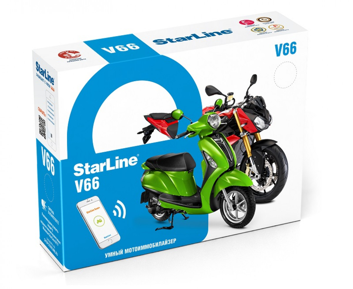 Мотосигнализация StarLine Moto V66 ECO Мотосигнализации StarLine