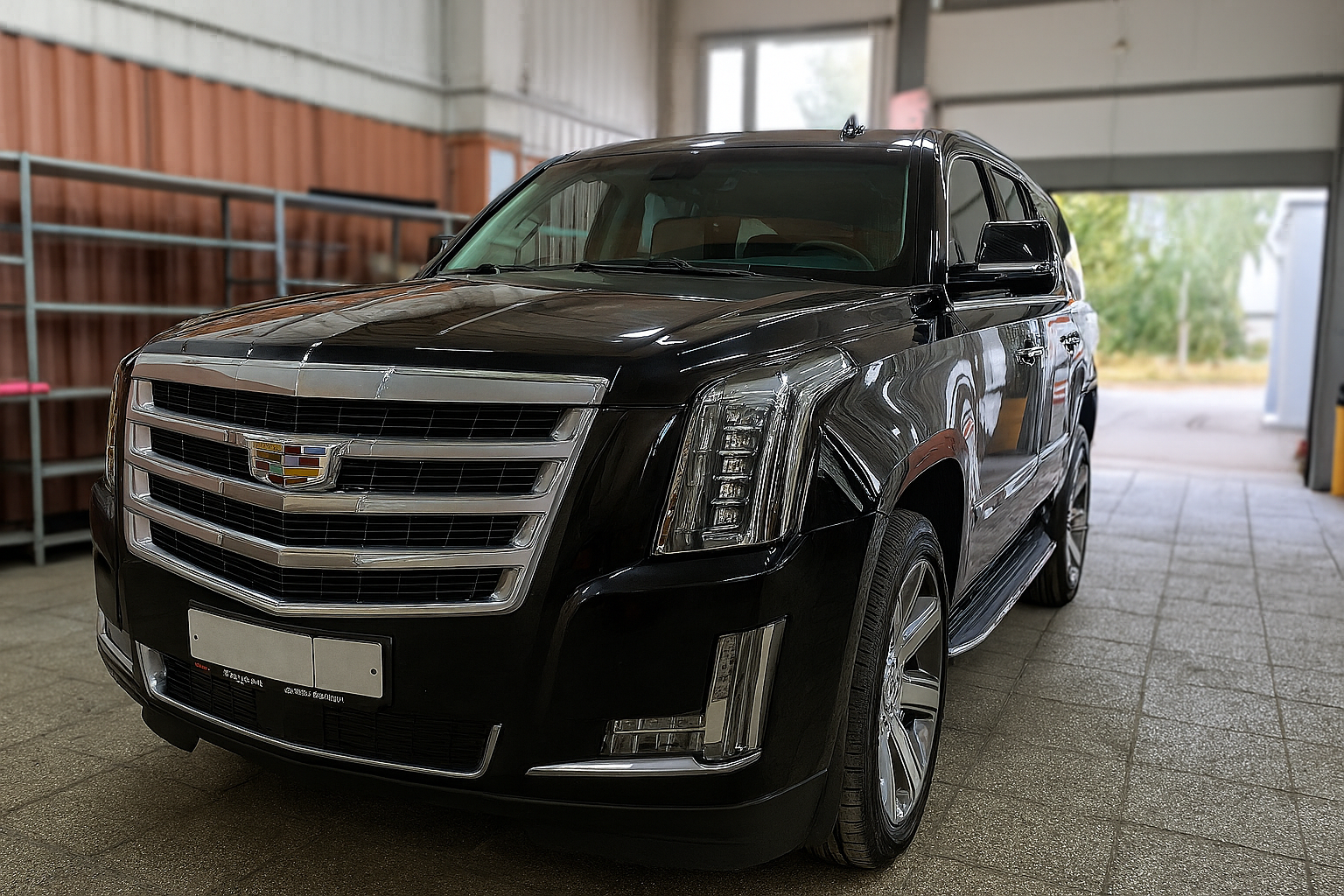 Установка Prizrak 8GL на Cadillac Escalade - фото и описание выполненых работ