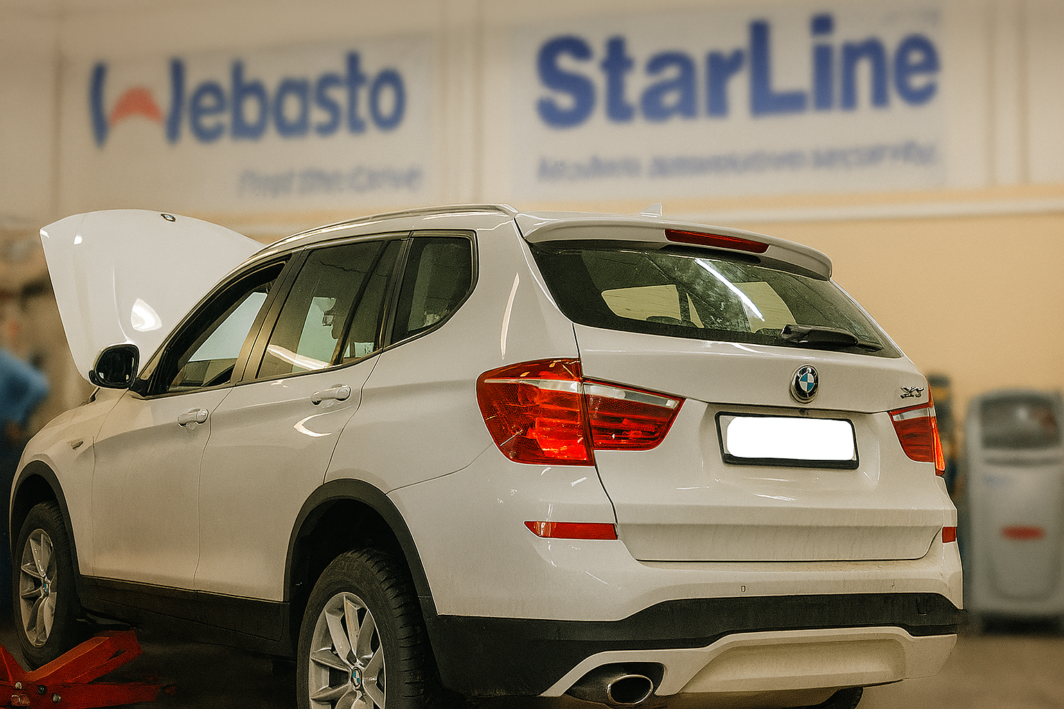 Установка Eberspächer на BMW X3 (f25) - фото и описание выполненых работ